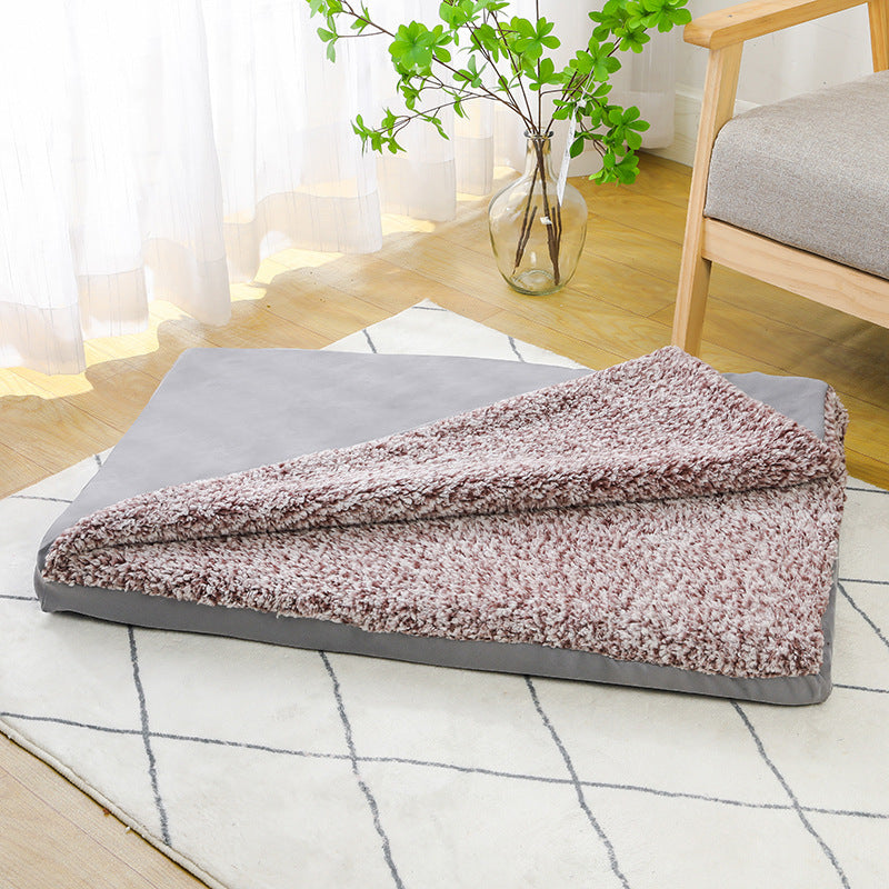 KFX-8543805 Removable Washable Dog Bed with Integrated Blanket Comforter, Multiple Sizes Available