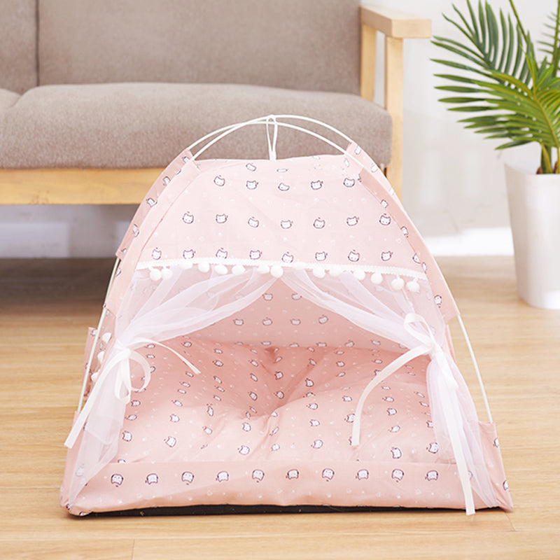 KFX-8546749 Breathable Semi-Enclosed Pet Bed for All Seasons