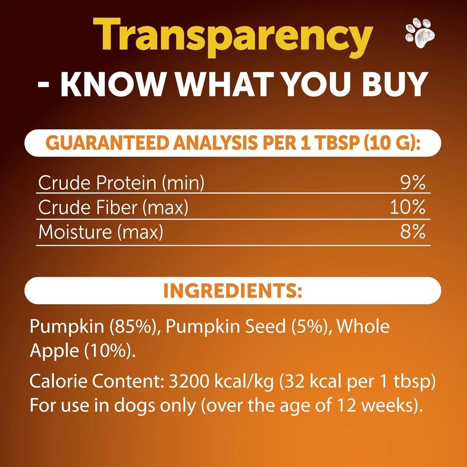 KFX-8547773 Pumpkin Powder for Dogs - Digestive Support Supplement for Healthy Gut, Firm Stool, & Skin - 8 oz