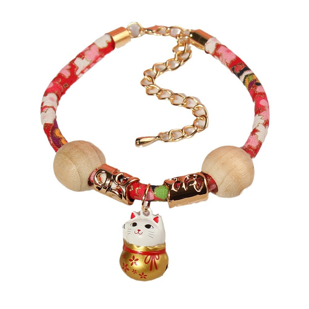 KFX-8549693 Cat Collar with Bell and Flea Protection in Various Colors and Sizes