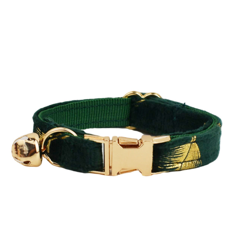 KFX-8550333 Charming Adjustable Cat Collar with Bow and Bell in Various Colors and Patterns