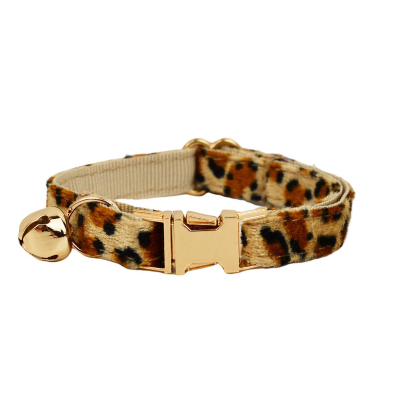 KFX-8550333 Charming Adjustable Cat Collar with Bow and Bell in Various Colors and Patterns