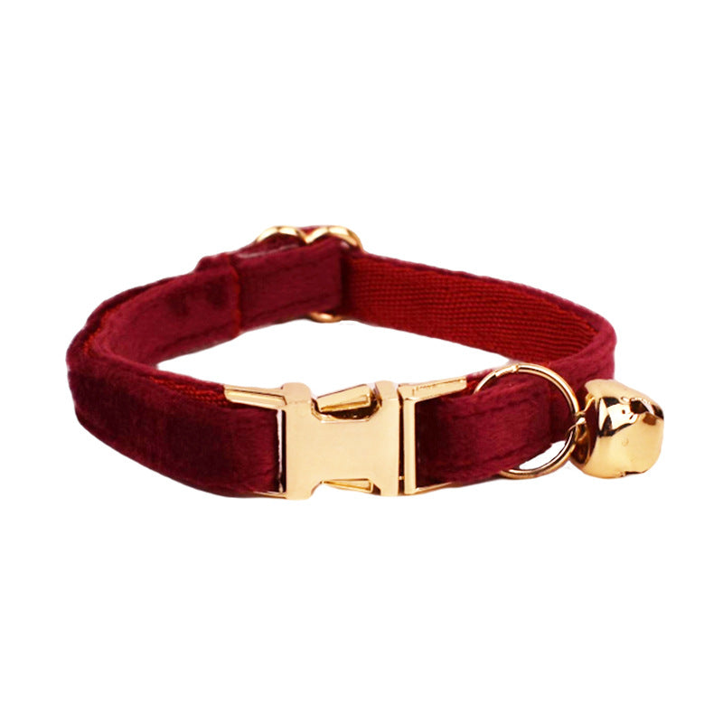 KFX-8550333 Charming Adjustable Cat Collar with Bow and Bell in Various Colors and Patterns