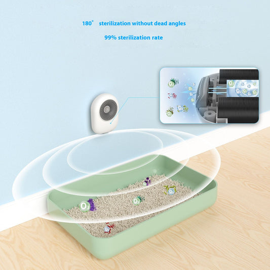 KFX-8550973 Ozone Air Cleaner for Cat Litter: Disinfecting and Deodorizing Machine with Negative Ion Technology