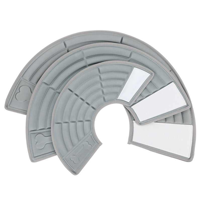 KFX-8555453 Soft Elizabethan Anti-Lick and Anti-Bite Collar Ring for Dogs - Sizes S, M, L