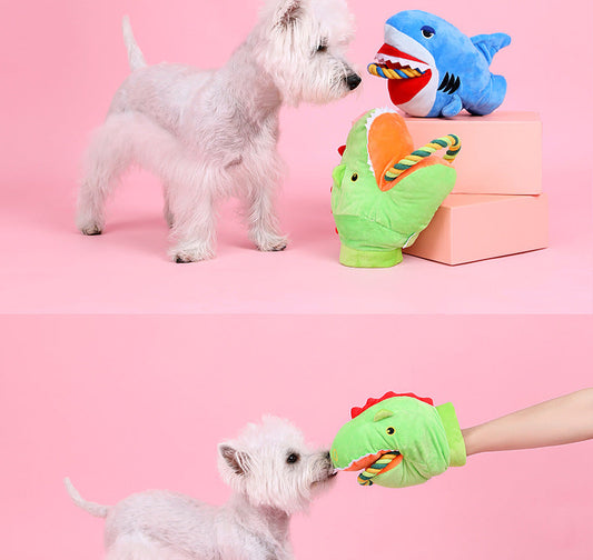 KFX-8556093 Plush Dog Supplies Monster and Shark Toys for Puppies and Children