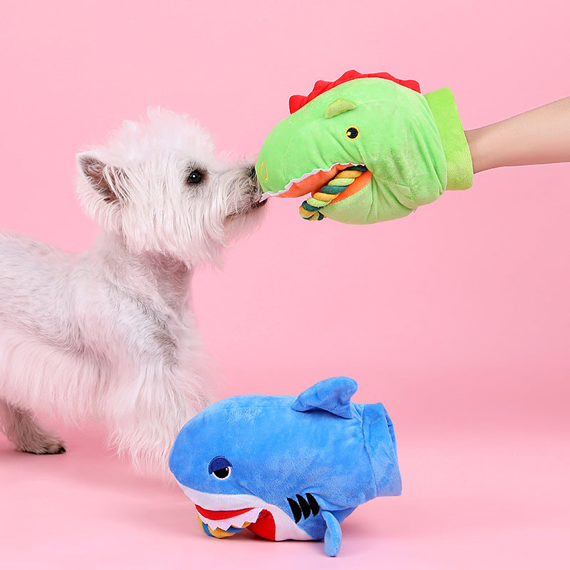 KFX-8556093 Plush Dog Supplies Monster and Shark Toys for Puppies and Children