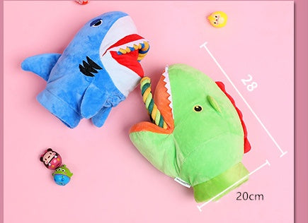KFX-8556093 Plush Dog Supplies Monster and Shark Toys for Puppies and Children