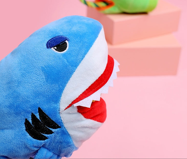 KFX-8556093 Plush Dog Supplies Monster and Shark Toys for Puppies and Children