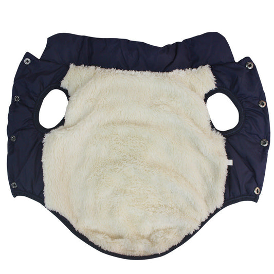 KFX-8557629 Large Breeds Padded Vest for Dogs - Warm Polyester Coat for Big Dogs