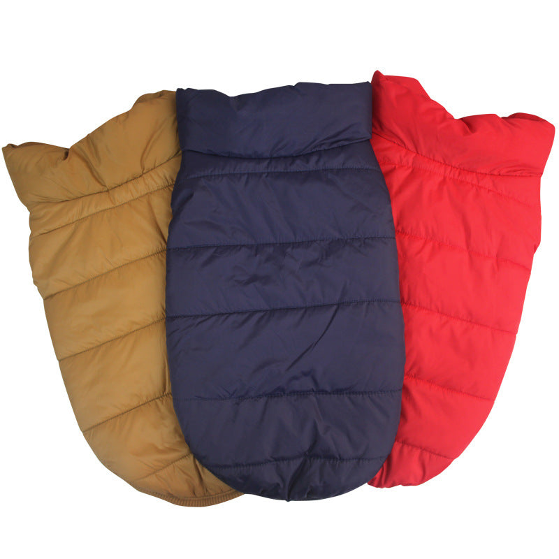KFX-8557629 Large Breeds Padded Vest for Dogs - Warm Polyester Coat for Big Dogs
