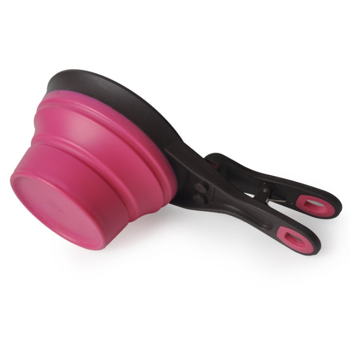 KFX-8559421 Multi-Function Dog Food Spoon - Scoop, Serve, and Seal in Green and Black