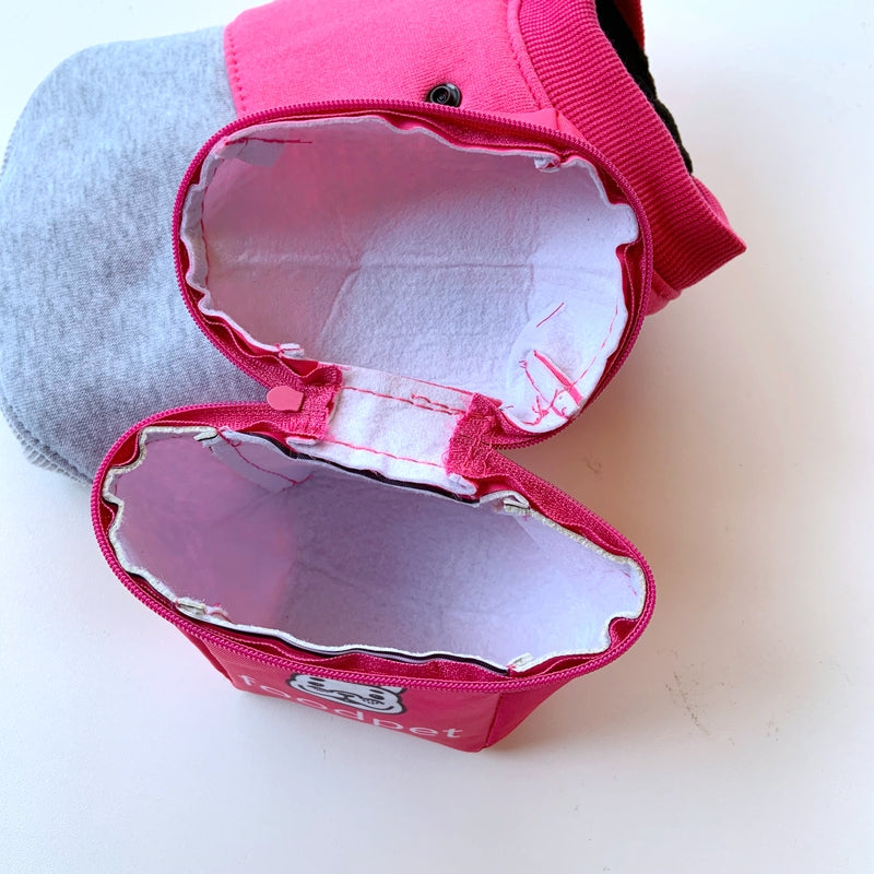 KFX-8559805 Casual Pink Cotton Coat for Large Dogs - Bichon and General Fit