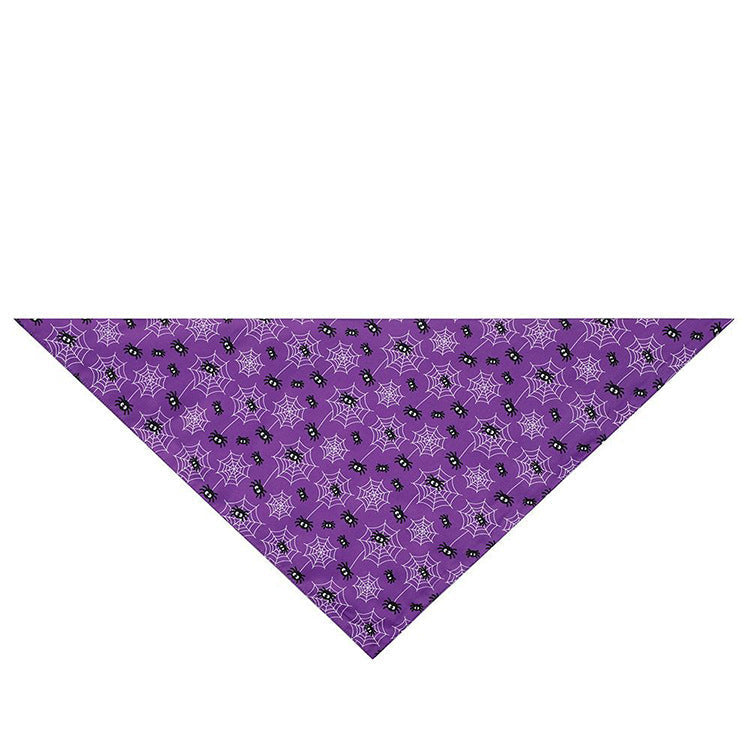 KFX-8560829 Halloween Pet Triangle Scarf - Polyester Saliva Towel, 70x48x48cm, Various Styles