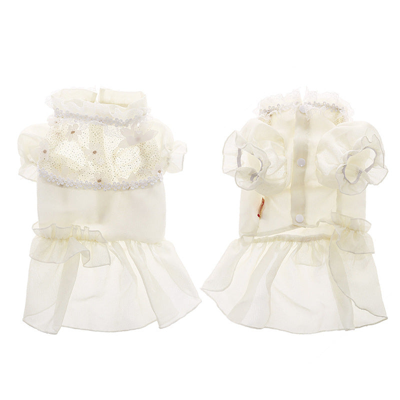 KFX-8561597 Thin Anti-Hair Loss Cotton Wool Pet Skirt for Kittens