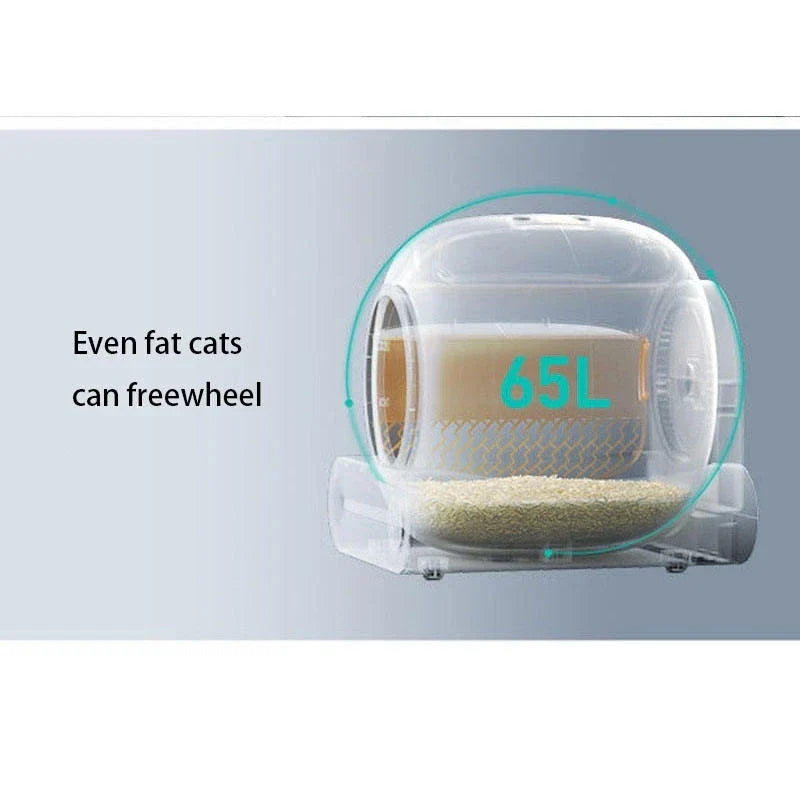 KFX-856659 Automatic Cat Litter Box with One-Touch Cleaning, Odor Control, and APP Control - Model BLW02-P