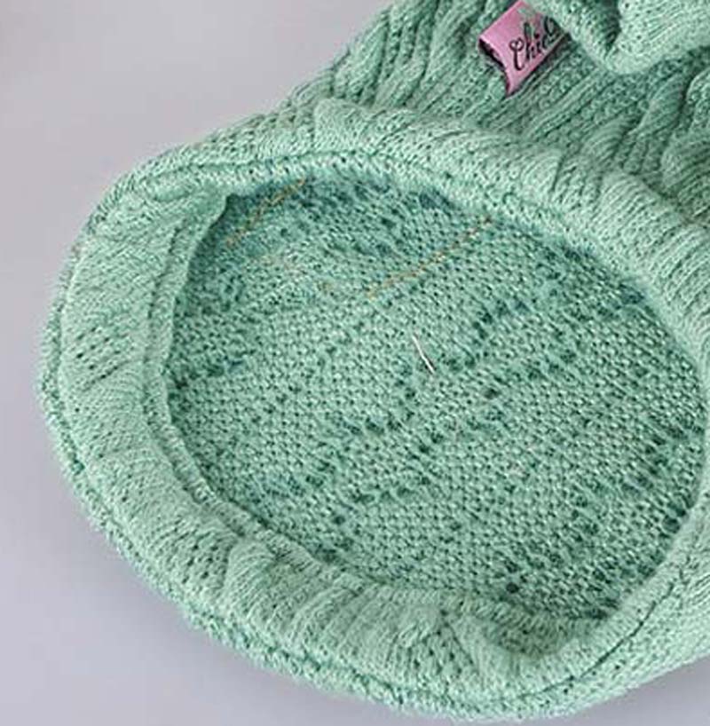 KFX-8566973 Cozy Knitted Acrylic Dog Sweater for Autumn and Winter