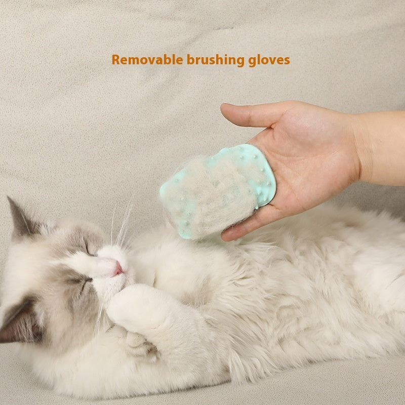 KFX-8567613 Cat Ear Petting Post with Silicone Cleaning Function in Multiple Color Options