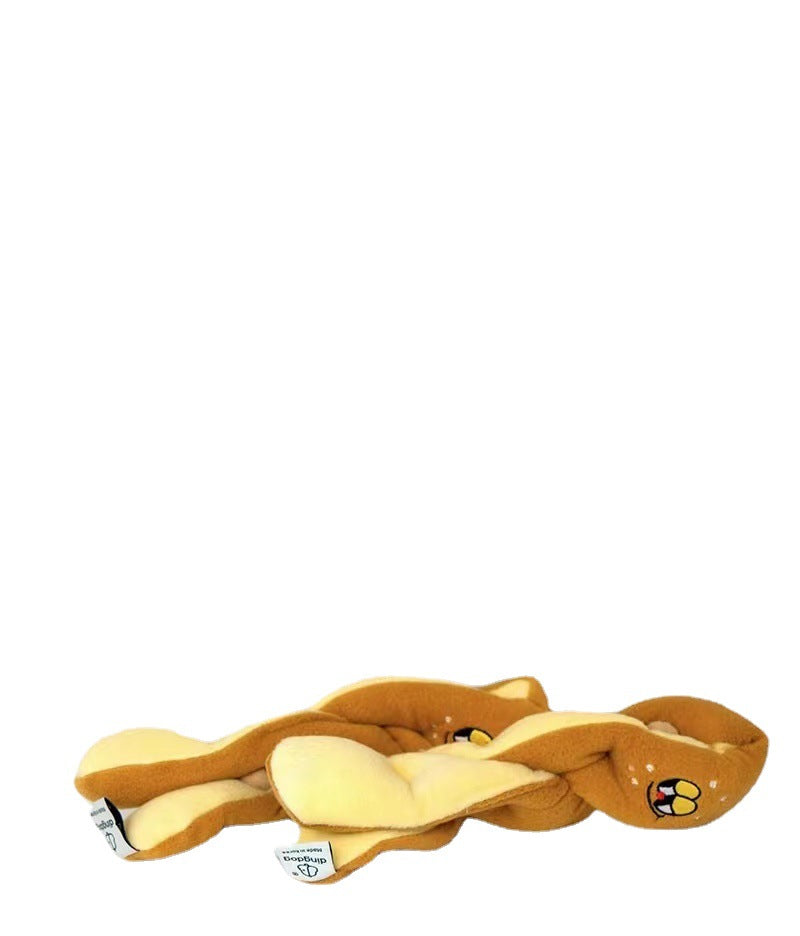 KFX-8568637 Simulated Long Bread Plush Toy – Hidden Food Smelling & Soft Material, 25*7cm Loaf Design
