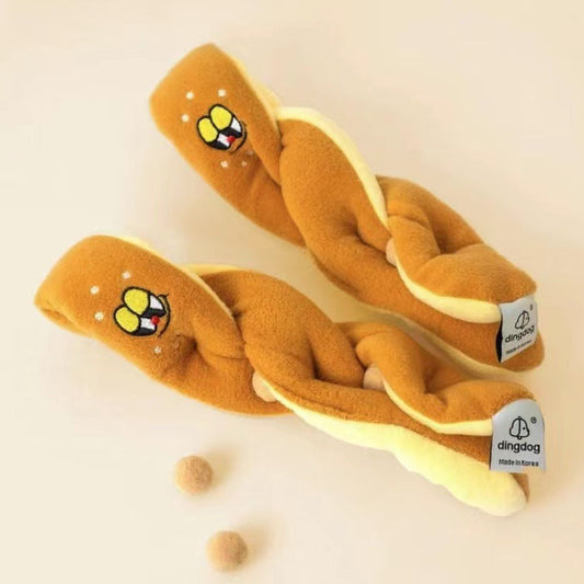 KFX-8568637 Simulated Long Bread Plush Toy – Hidden Food Smelling & Soft Material, 25*7cm Loaf Design