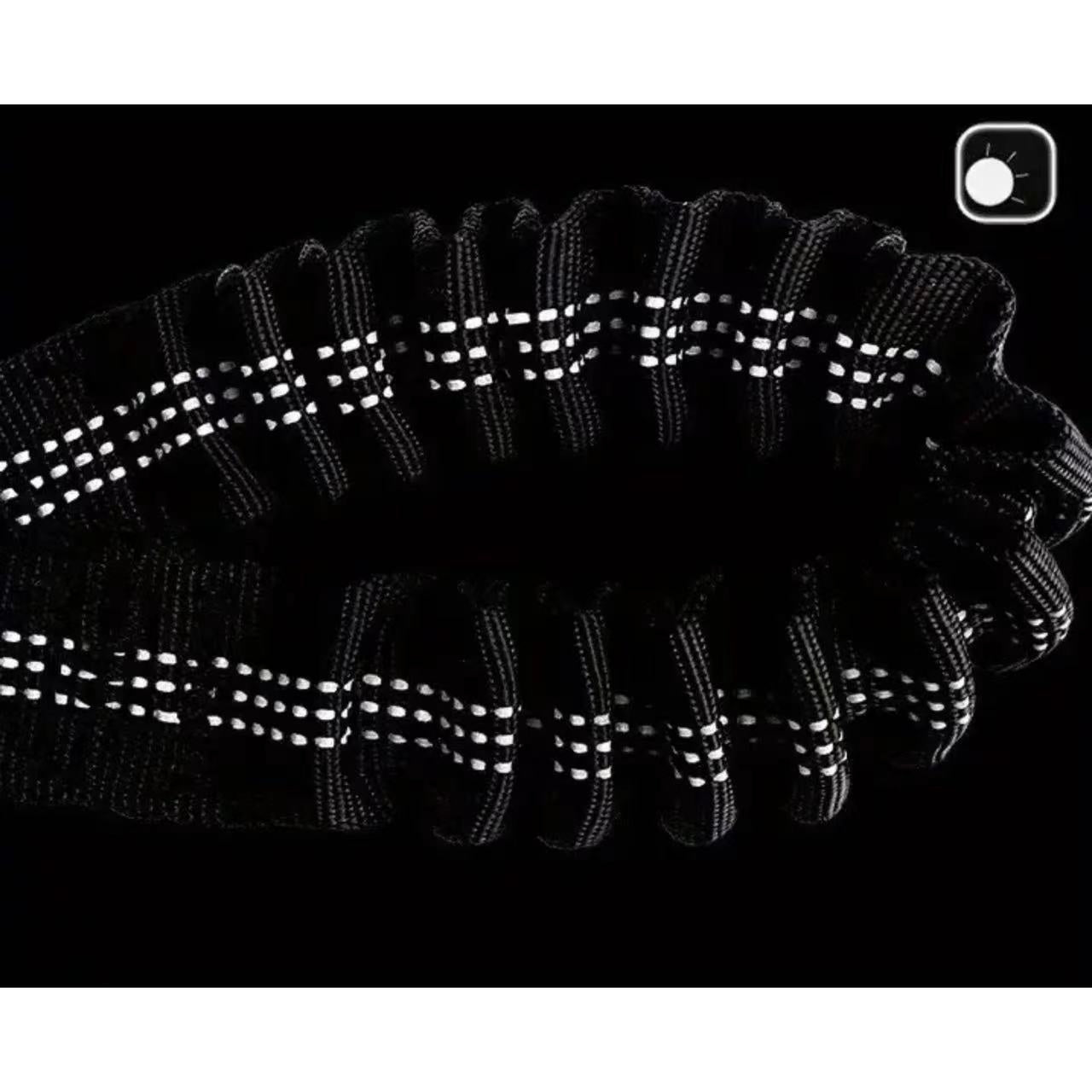 KFX-8568765 Hand-Holding Large Dog Leash with Dual Traction and Explosion-Proof Design, Adjustable Nylon Belt, 100cm Stretching Length