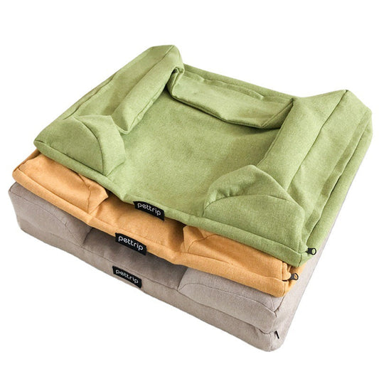 KFX-8569021 Removable and Washable Wire Pet Kennel for Small Dogs - Available in Gray, Yellow, and Green