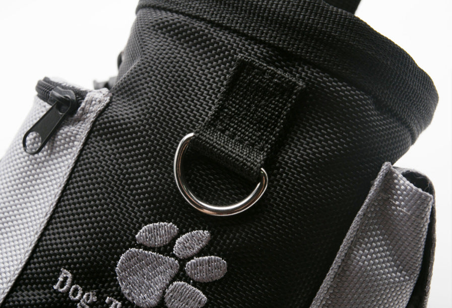 KFX-8571197 Pet Training Snack Bag with Adjustable Waist Strap and Multiple Pockets
