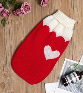 KFX-8572733 Cozy Cotton Knit Winter Clothes for Puppies and Kittens with Anti-Skid Features