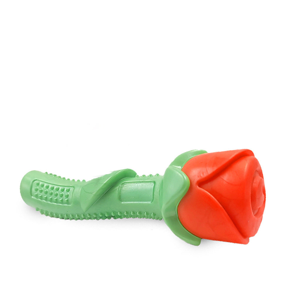 KFX-8575549 Puppy Chew Toy Molar Stick - Bite Resistant TPE, Available in Red and Blue