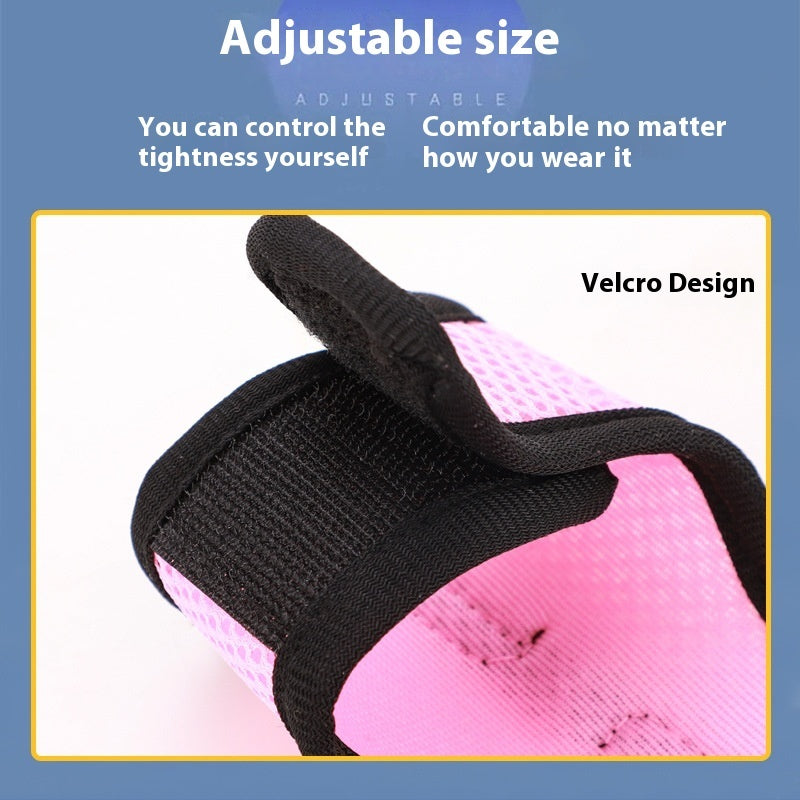 KFX-8577341 Mini Pet Traction Vest for Guinea Pigs and Rabbits - Mesh Chest Strap in Various Colors