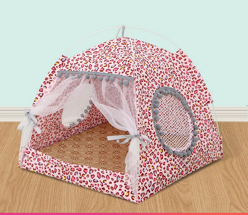 KFX-8579517 Cozy Four Seasons Dog House and Cat Tent - Soft, Anti-Skid, Available in Four Sizes