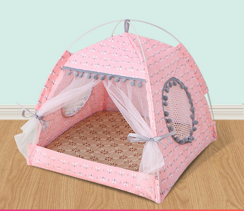 KFX-8579517 Cozy Four Seasons Dog House and Cat Tent - Soft, Anti-Skid, Available in Four Sizes