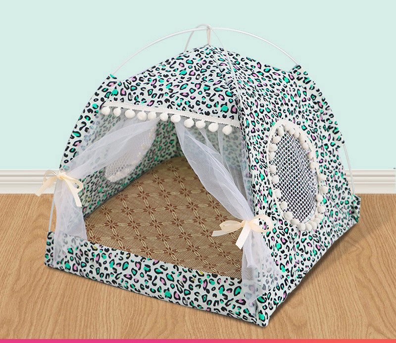 KFX-8579517 Cozy Four Seasons Dog House and Cat Tent - Soft, Anti-Skid, Available in Four Sizes