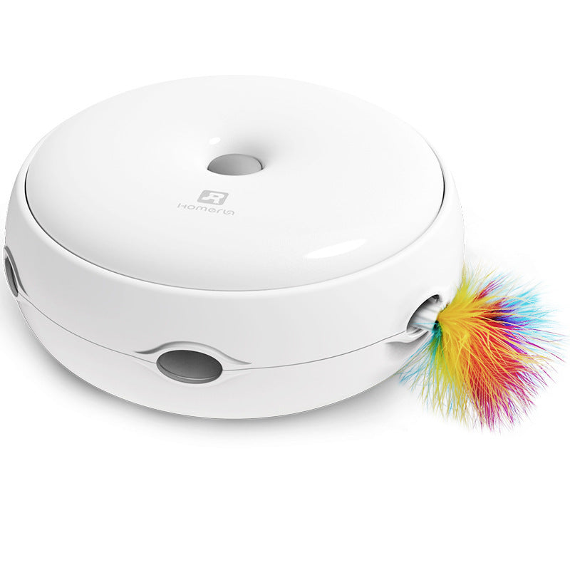 KFX-8581309 Automatic Electric Cat Toy with Smart Turntable and Donut Design
