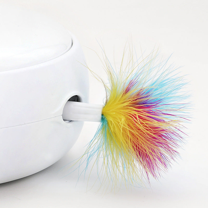 KFX-8581309 Automatic Electric Cat Toy with Smart Turntable and Donut Design