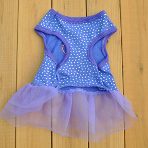 KFX-8582845 Cute Embroidered Cotton Skirt for Puppies