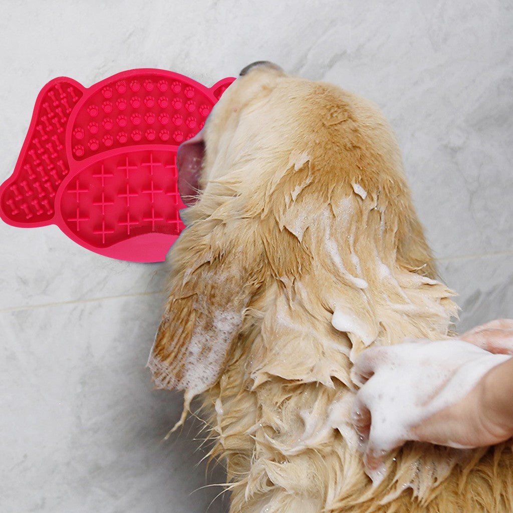 KFX-8586429 Silicone Dog Lick Pad for Stress Relief and Slow Feeding, 22x14.5cm