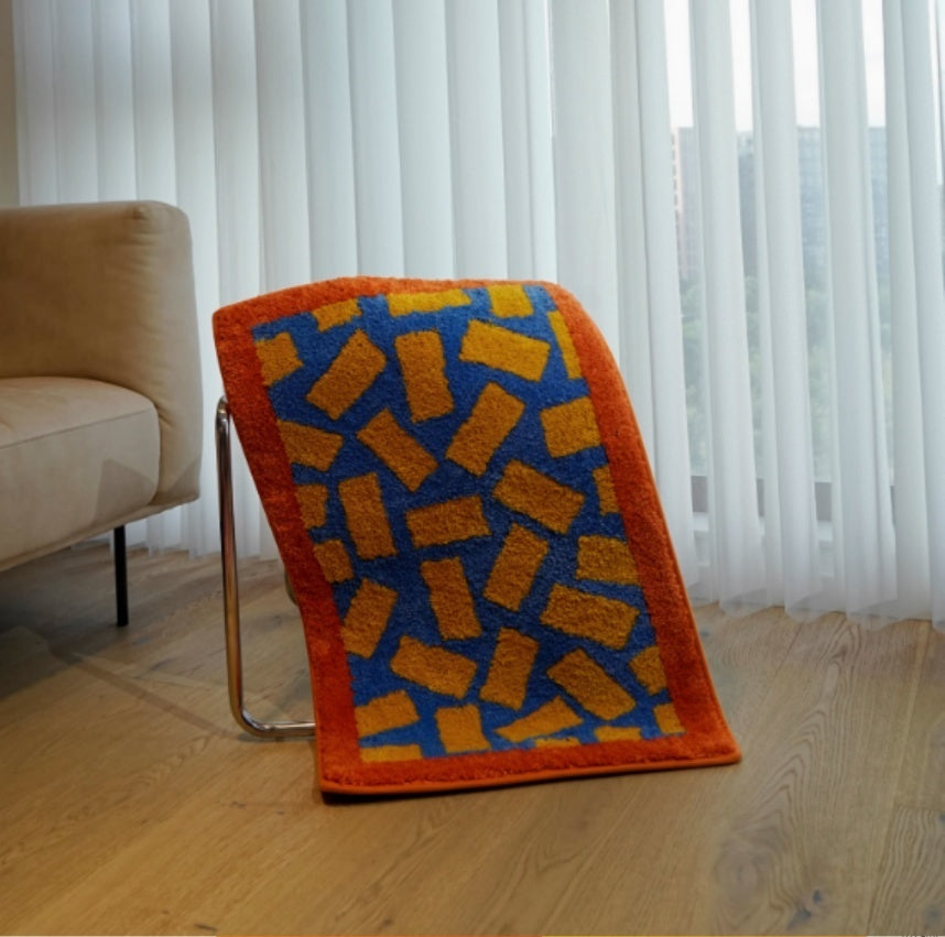 KFX-8587069 Dopamine Color Matching Square Carpet in Multiple Patterns and Colors