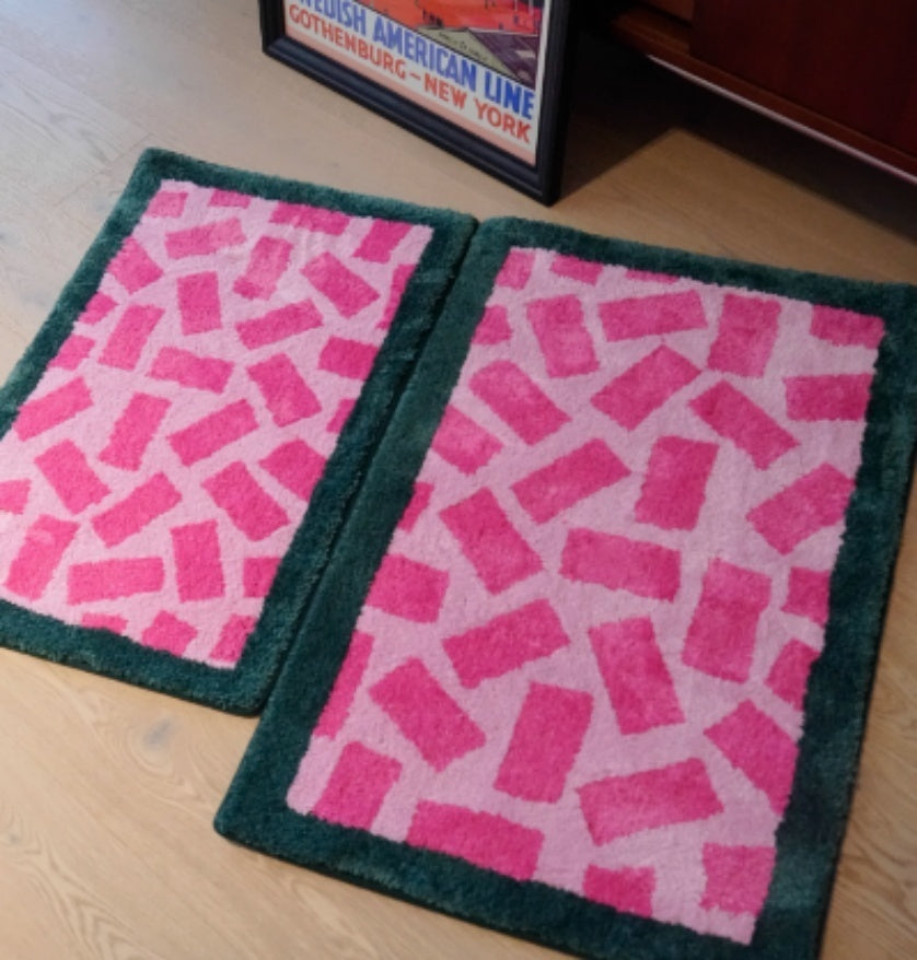 KFX-8587069 Dopamine Color Matching Square Carpet in Multiple Patterns and Colors