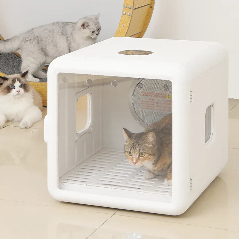 KFX-858771 Automatic Eco-Friendly Pet Drying Box for Cats, Dogs, and Small Animals – 65L Large Capacity, Quiet Hands-Free Dryer