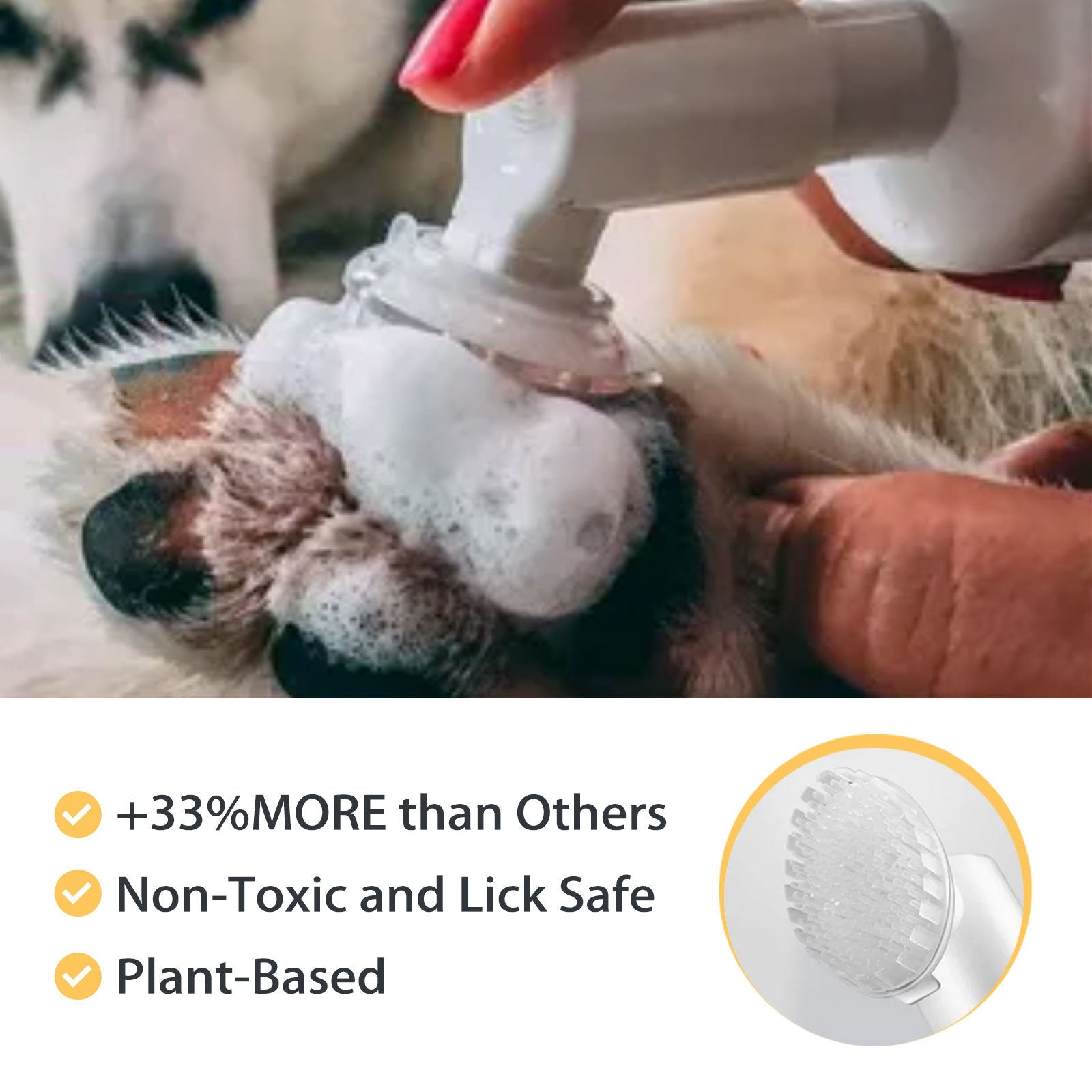 KFX-8588093 Dog Paw Care Solution - 100ml Foot Cleaning Formula for Dogs