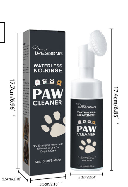 KFX-8588093 Dog Paw Care Solution - 100ml Foot Cleaning Formula for Dogs