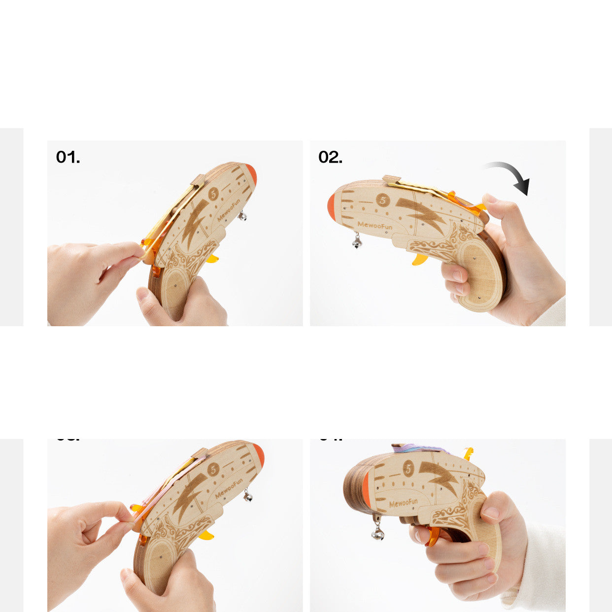 KFX-8591037 Interactive Cat Teaser Stick with Rubber Bands for Stuffy Pet Engagement