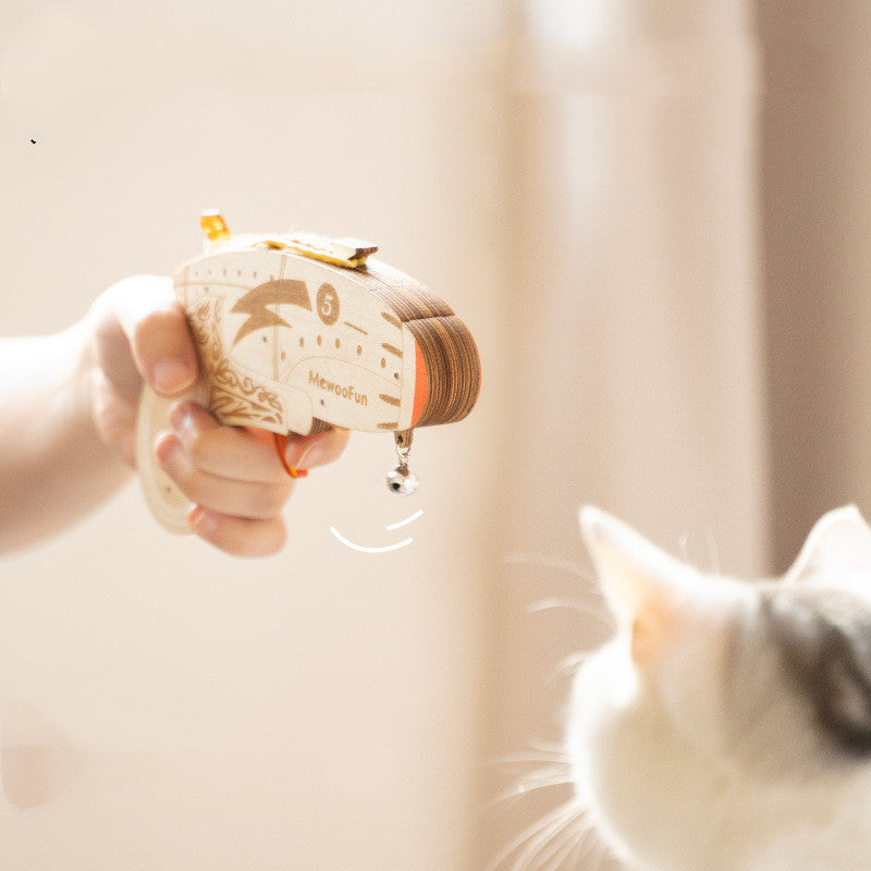 KFX-8591037 Interactive Cat Teaser Stick with Rubber Bands for Stuffy Pet Engagement