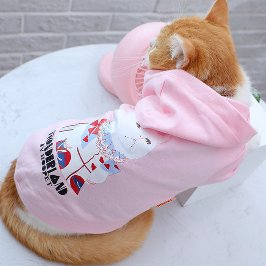 KFX-8594365 Cute Summer Cat Air Conditioning Sweater for Kittens in Various Colors and Sizes