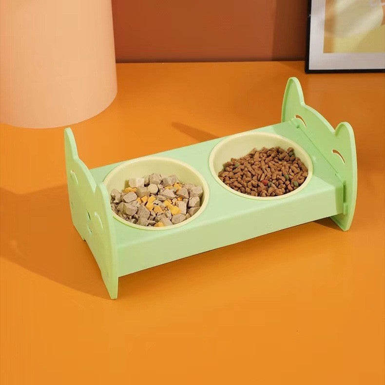 KFX-8601917 Anti-Spill Automatic Pet Water Food Bowl for Dogs and Cats, Multiple Color Options