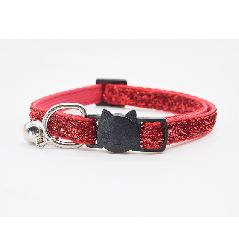 KFX-8609469 Adjustable Cat Collar with Bell - Available in Multiple Colors