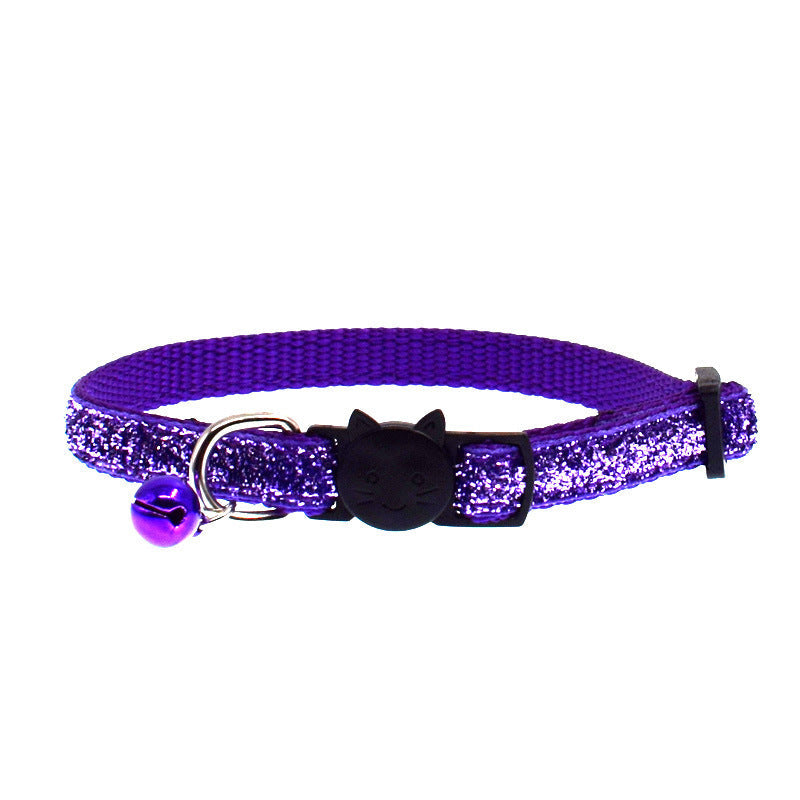 KFX-8609469 Adjustable Cat Collar with Bell - Available in Multiple Colors