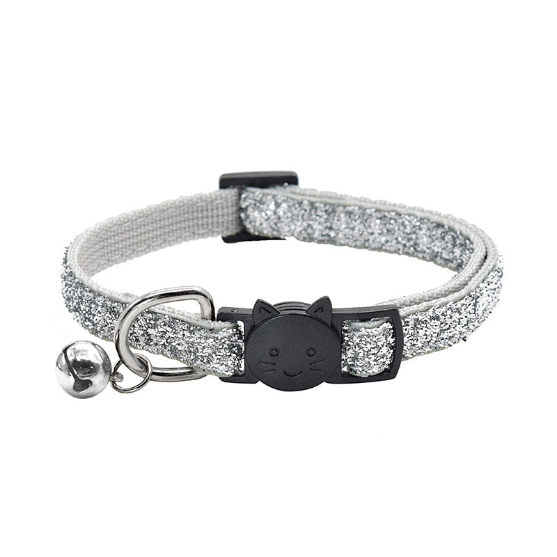 KFX-8609469 Adjustable Cat Collar with Bell - Available in Multiple Colors