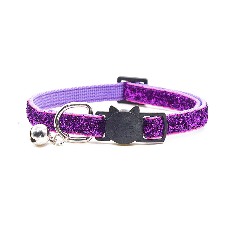 KFX-8609469 Adjustable Cat Collar with Bell - Available in Multiple Colors